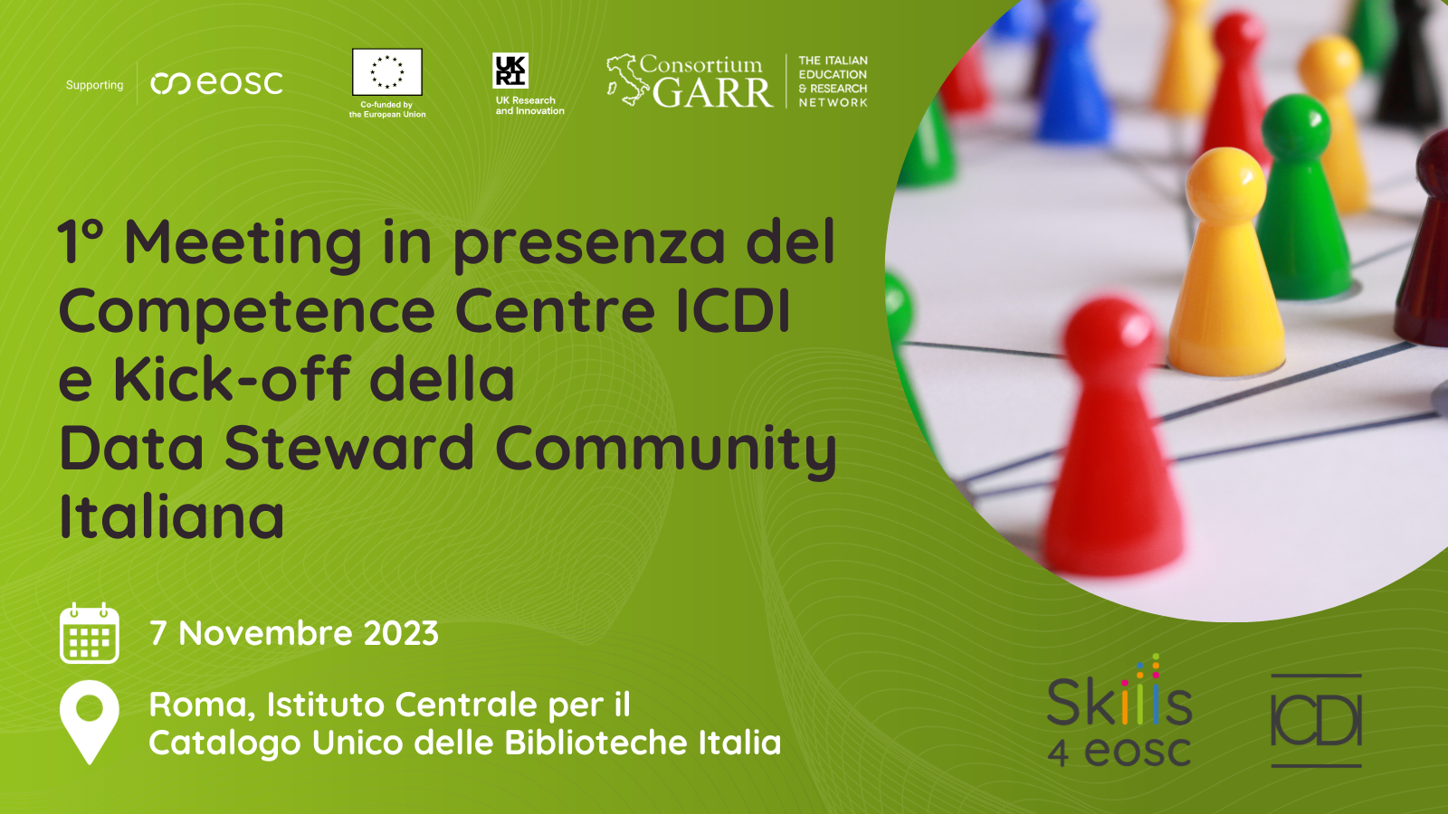First in-person meeting of the ICDI Competence Center and launch of the Data Steward Community in Italy