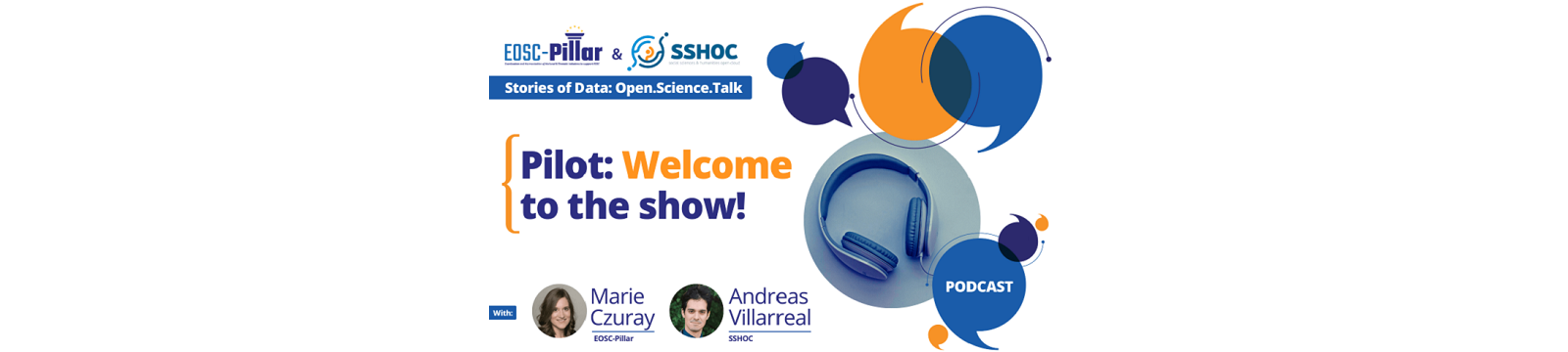 Stories of data, the Open Science Talk' podcast series to get to know EOSC better