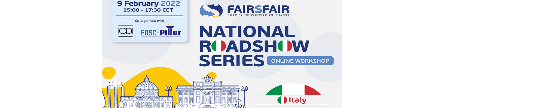 Teaching and training FAIR to HEI in Italy. National Roadshow in Italy
